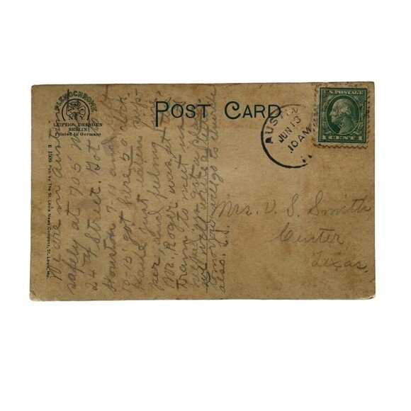 Vintage Postcard Women Building University of Texas  u - Picture 2 of 2